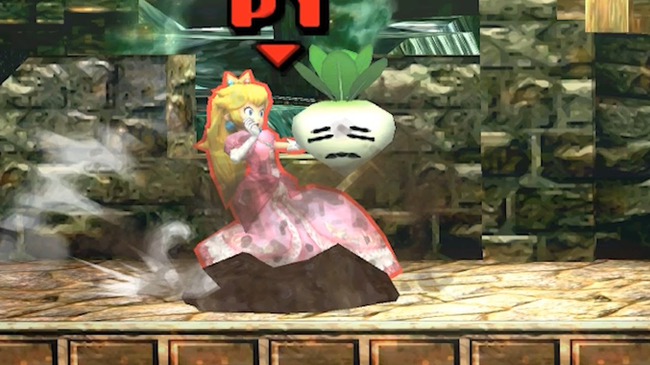 [TAS] Super Smash Bros. 4 3DS - Custom Peach 9.0 Classic Mode (No Damage)