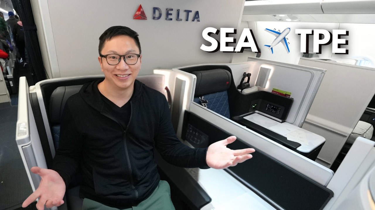 13 Hours in Delta One Suites  Business Class ✈️ SEA to TPE | Airbus A330-900