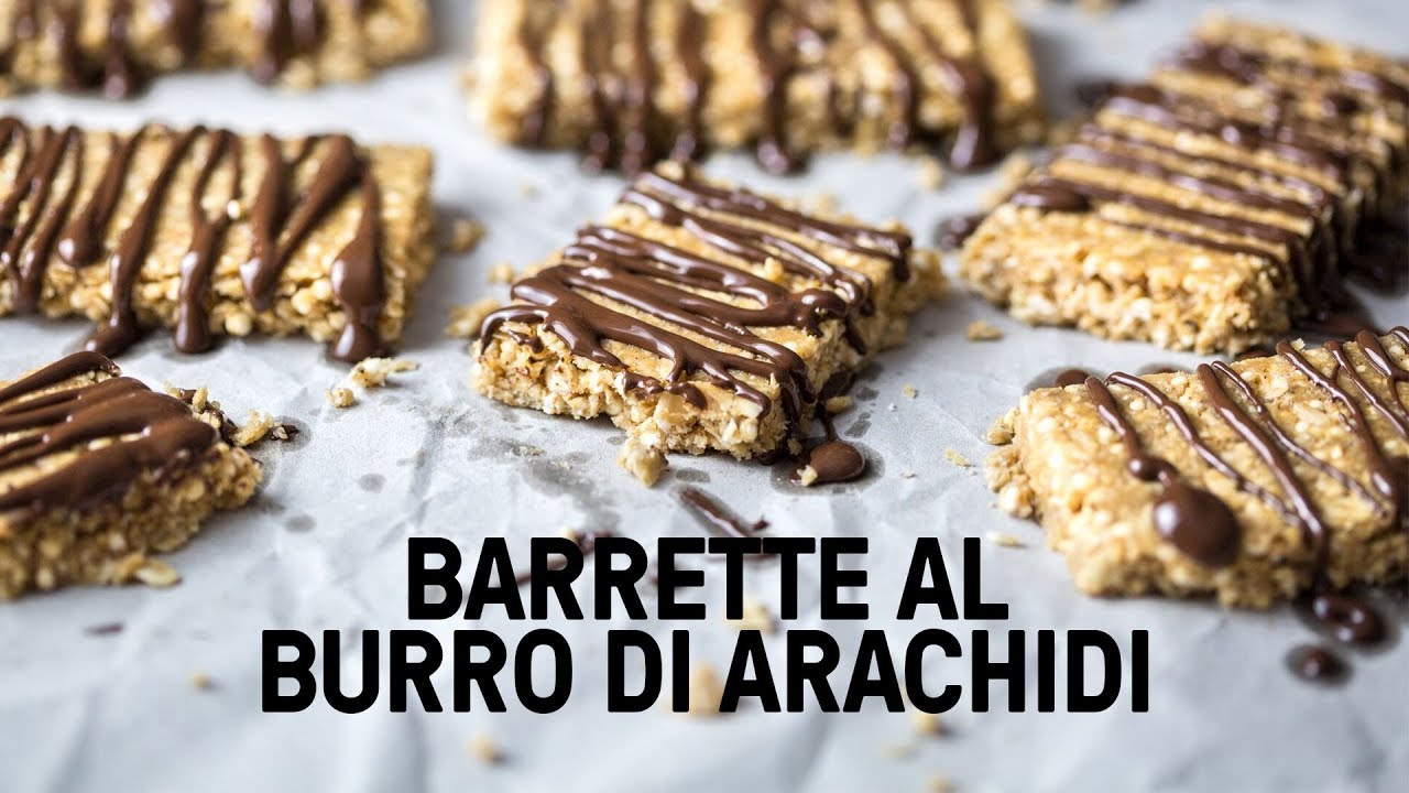 Barrette energetiche al burro d'arachidi
