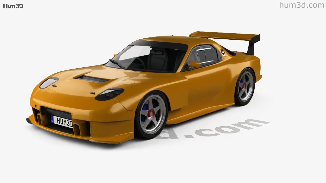 Mazda RX-7 GT300 2008 3D model by 3DModels.org