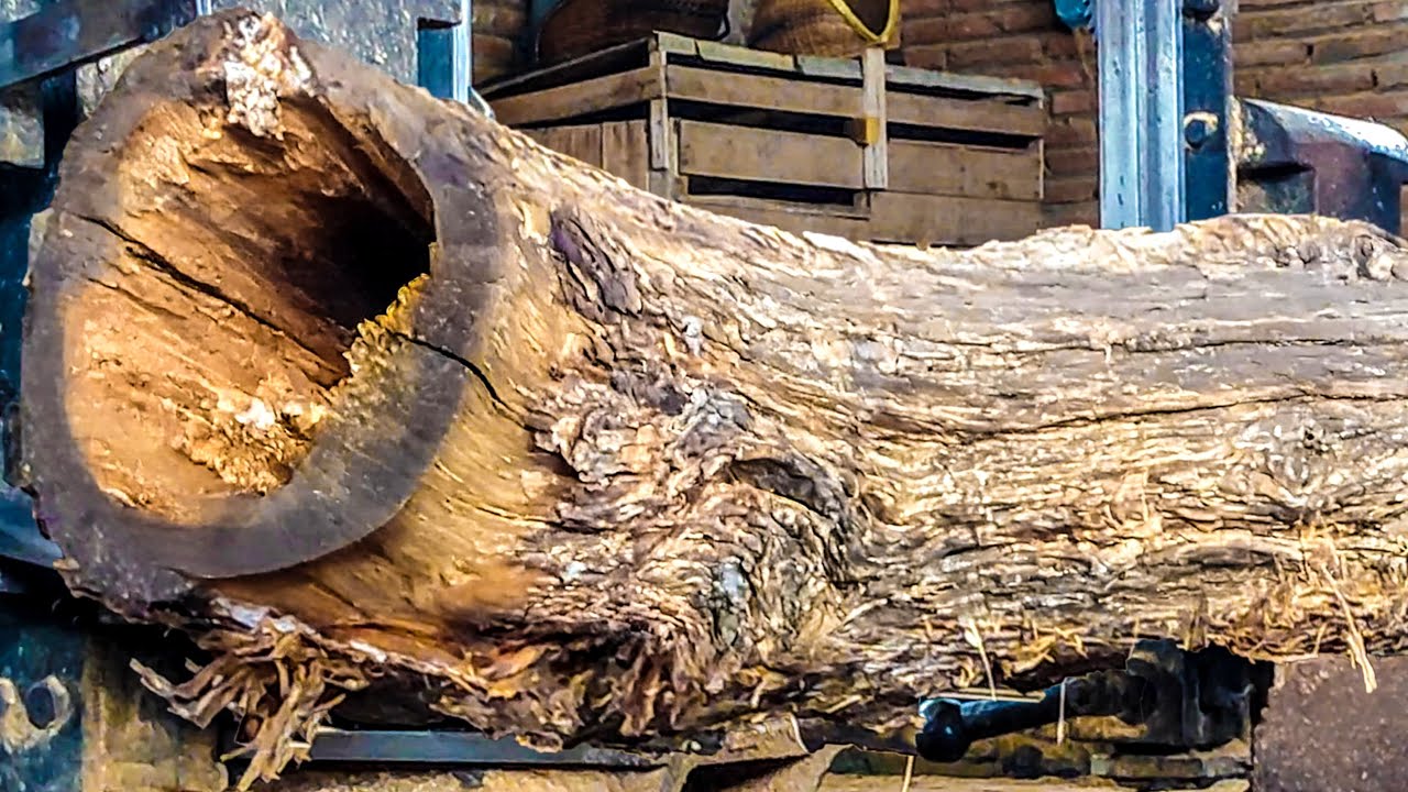 Unlocking the Hidden Value in Ancient Timber ‼️ Sawmill Techniques