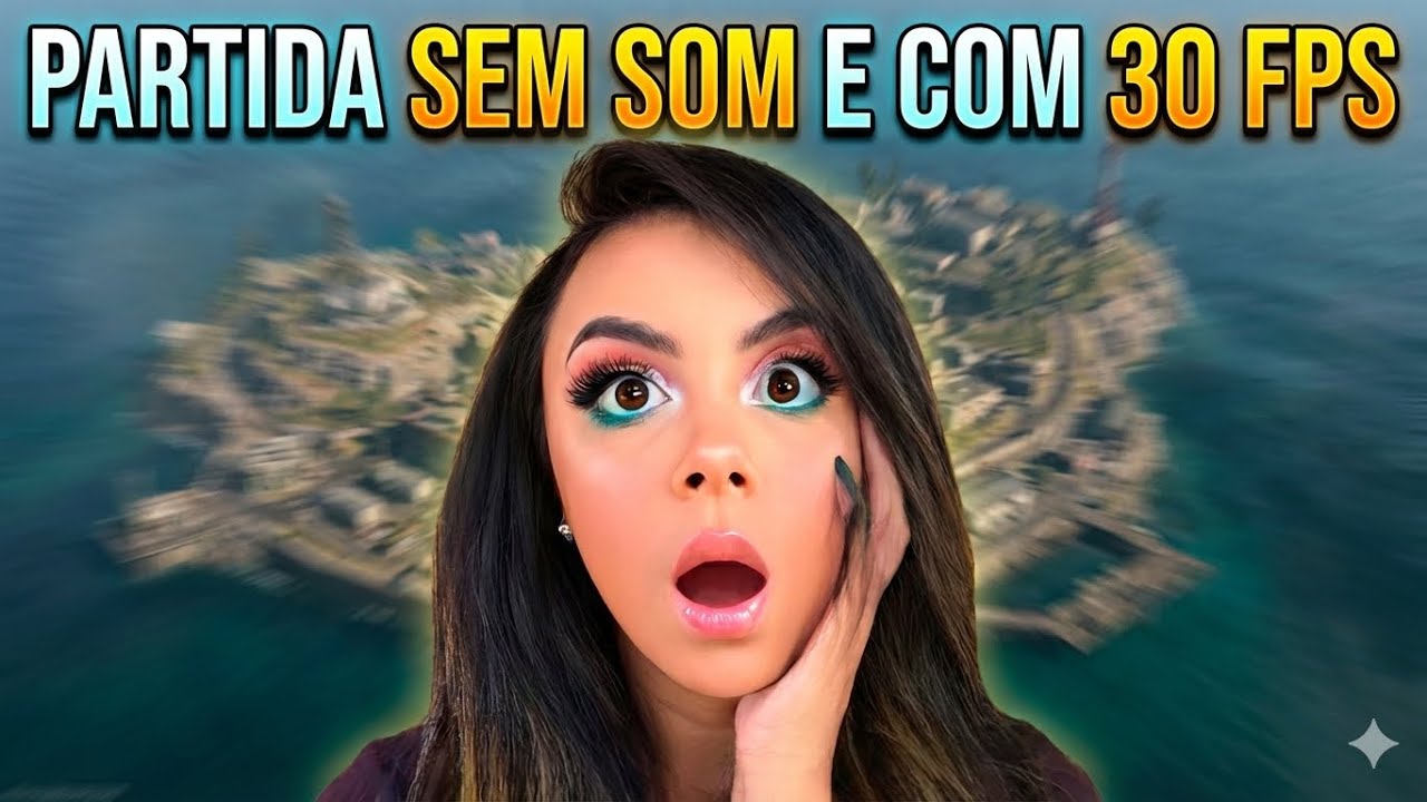 DESAFIO: partida de warzone sem som e com 30 fps (teve win)