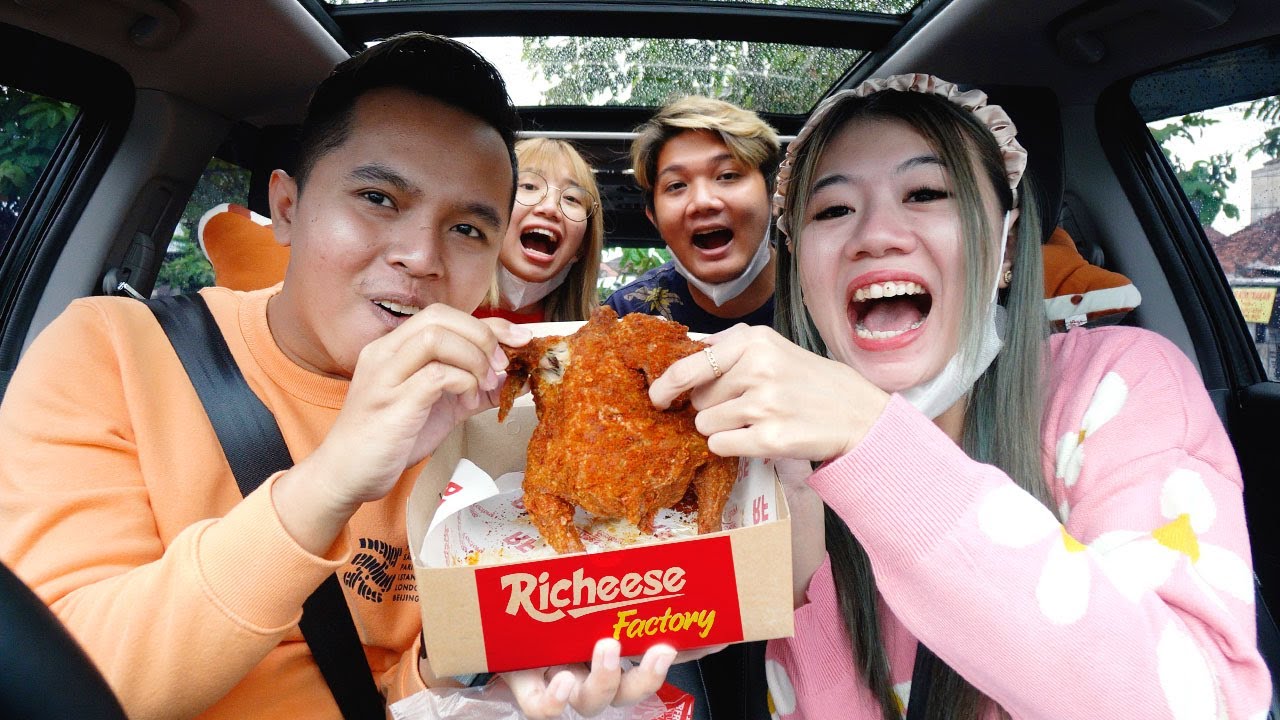 NO CUT NO EDIT NYOBAIN MENU BARU RICHEESE AYAM 1 EKOR!! TERNYATA GINI RASANYA!!
