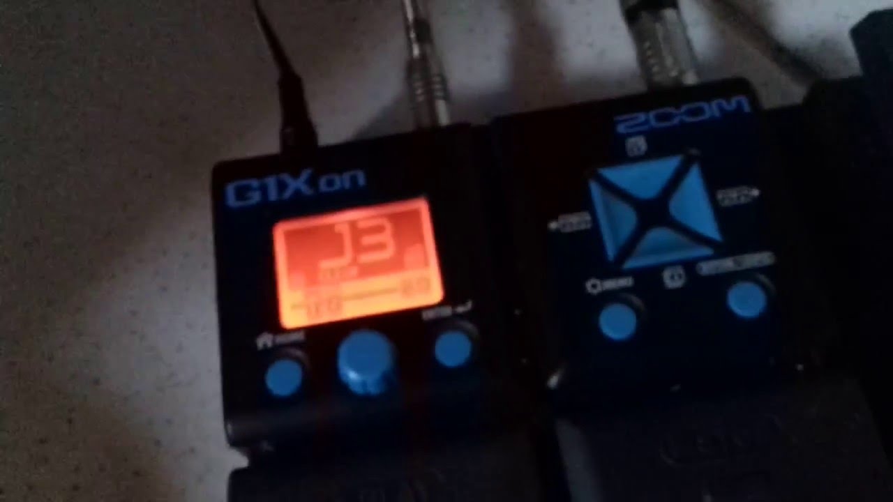 Clean + compressor - Zoom G1X/G1XON