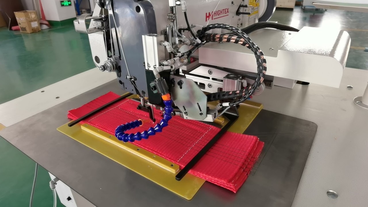 Heavy duty automatic webbing slings sewing machine sale to Vietnam