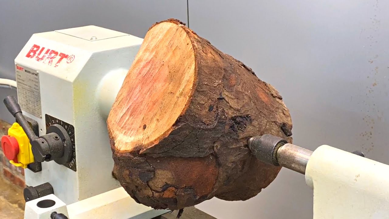 Woodturning // Craft Bowls From Mother-Of-Pearl Trees // The Skill Of A Hand Turner !!
