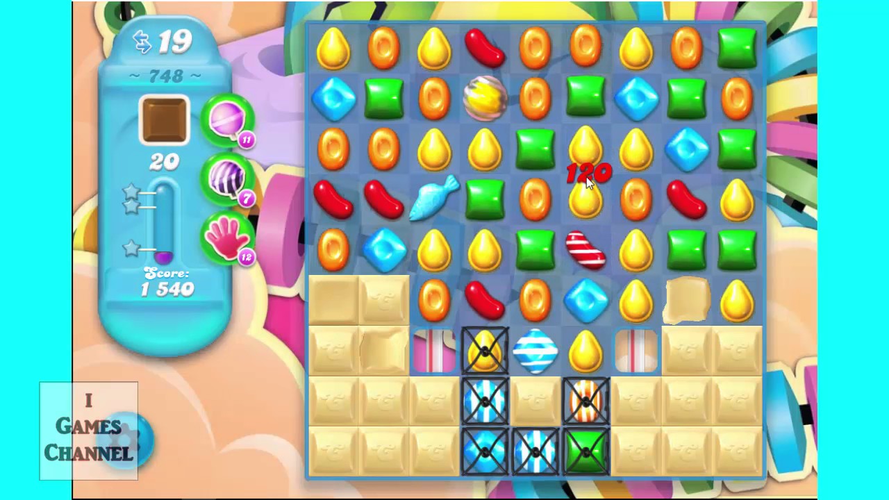 Candy Crush Soda Saga Level 748 Walktrough