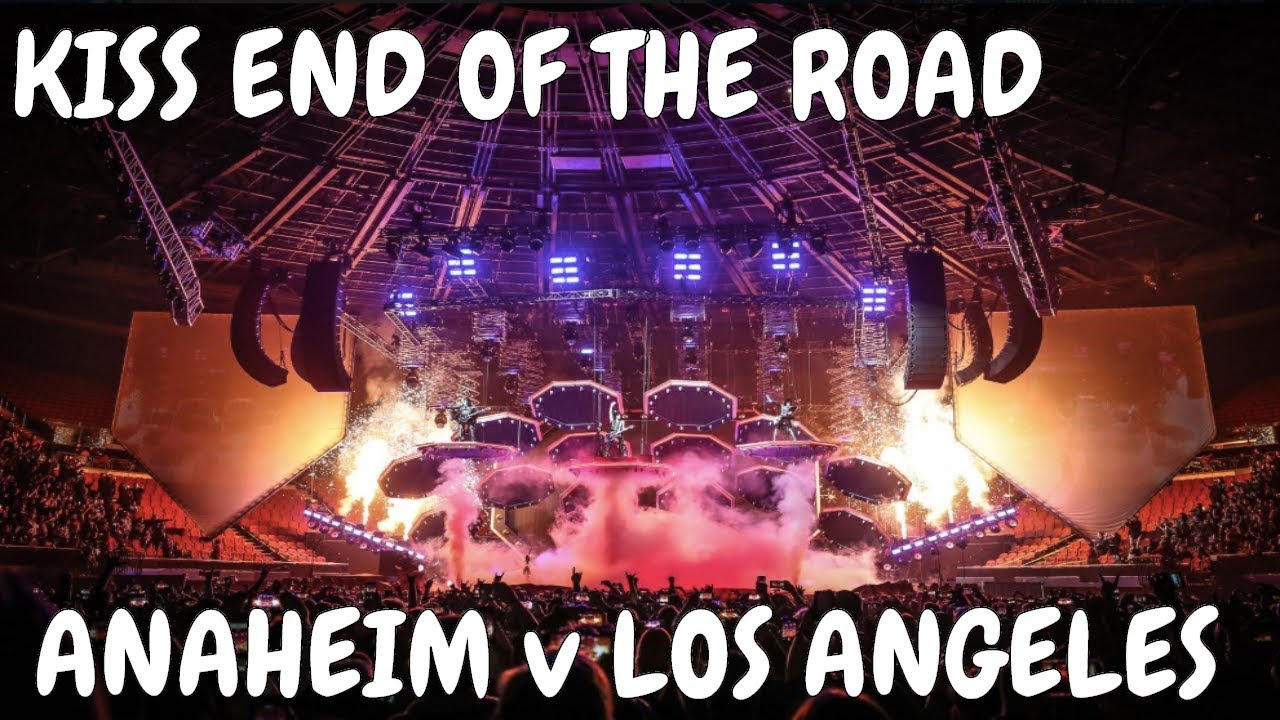 KISS END OF THE ROAD CONCERTS STORYTIME | Anaheim v. Los Angeles Concerts