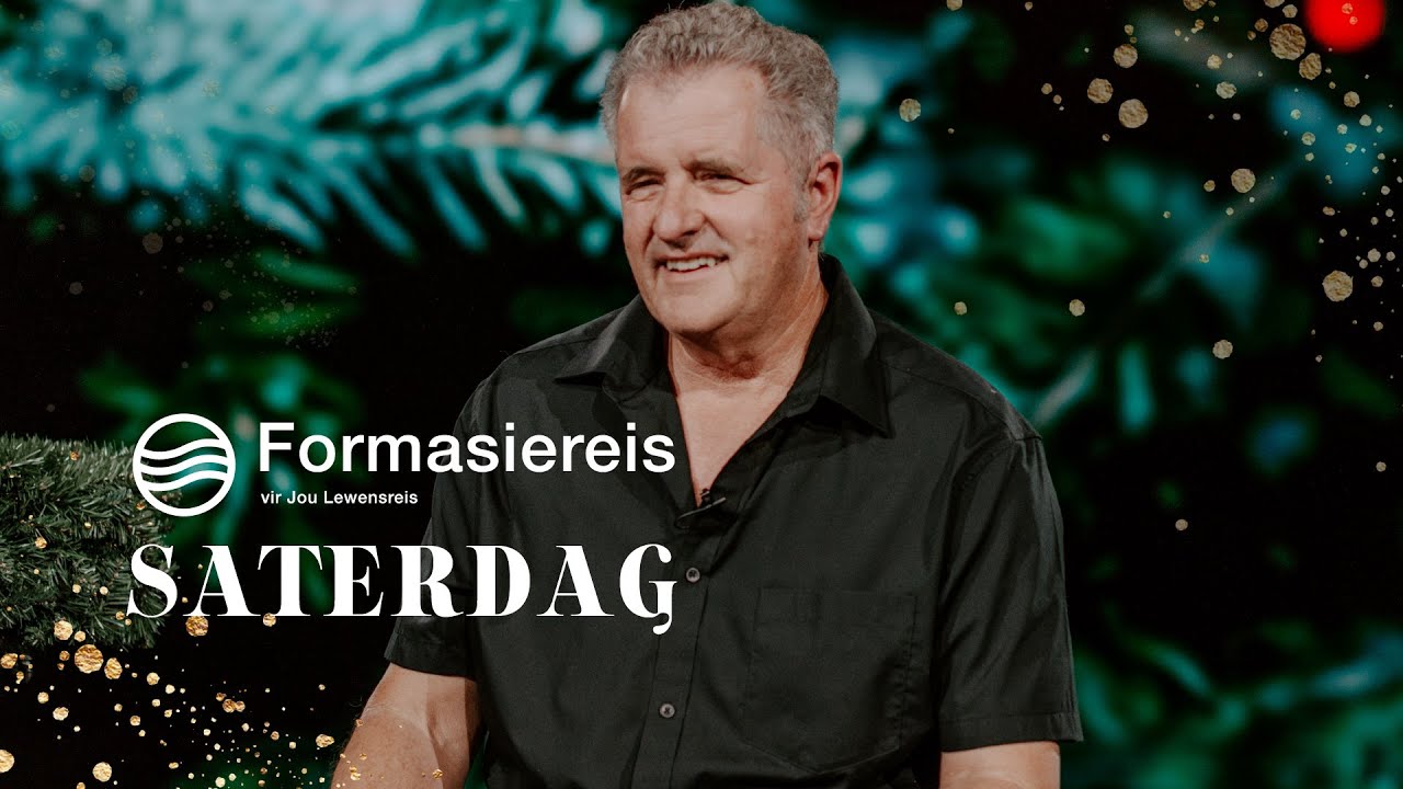 Saterdag | 14 Desember 2024 | Formasiereis: Ons herdenk om dankbaar te wees