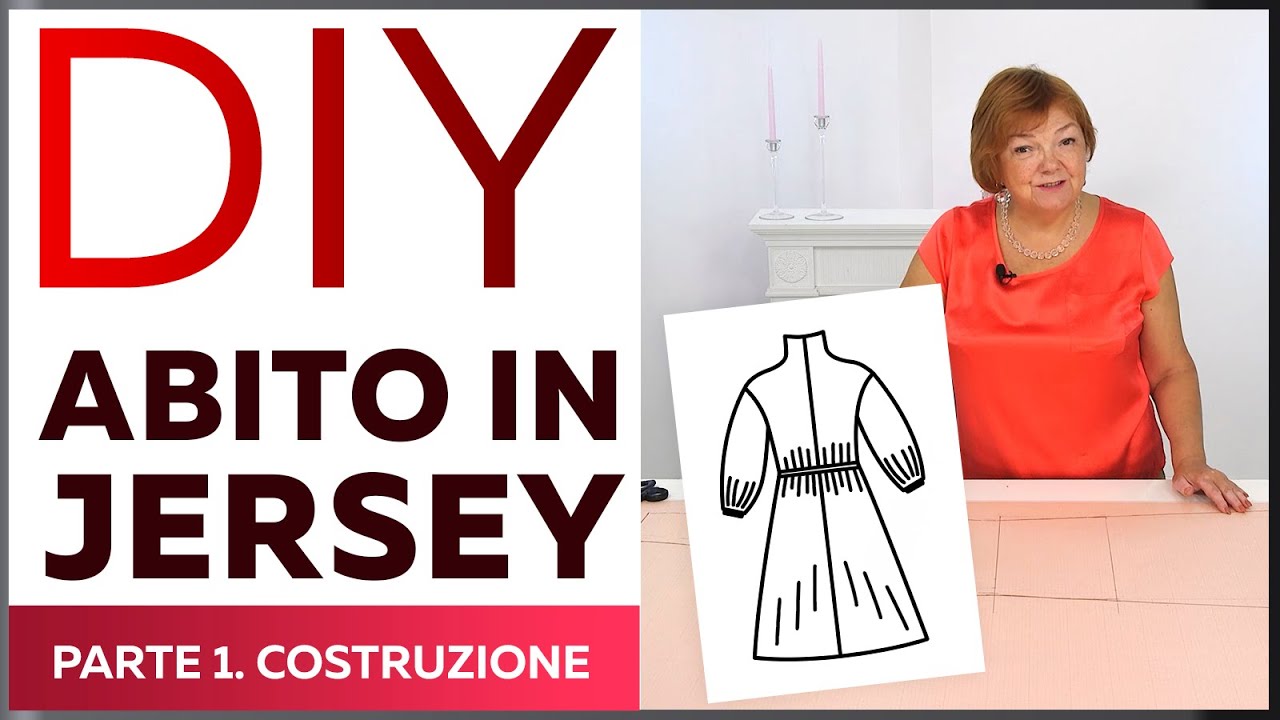Abito confortevole in jersey, senza cartamodello base. Parte 1. Modellazione