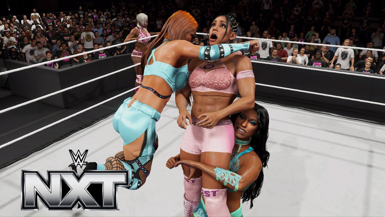 WWE 2K24 NXT - BIANCA BELAIR & JADE CARGILL VS THE META GIRLS