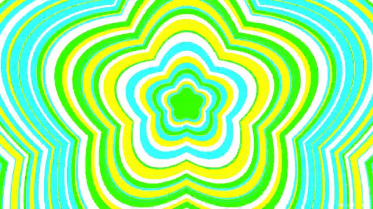 Symmetry in Motion: Shape Streams Floral Tunnel, Multicolor Flower Tunnel Background