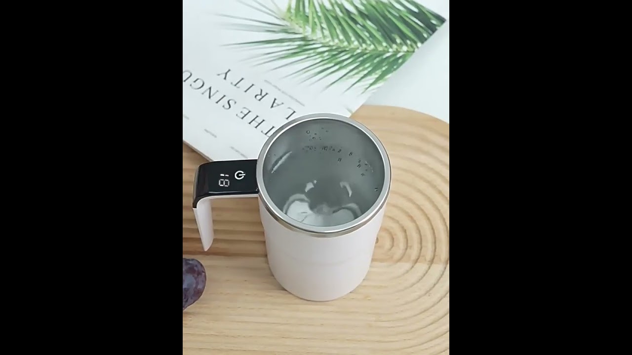 USB Rechargeable Self Stirring Coffee Mug &ndash; 380ML Automatic Magnetic Mixing Cup