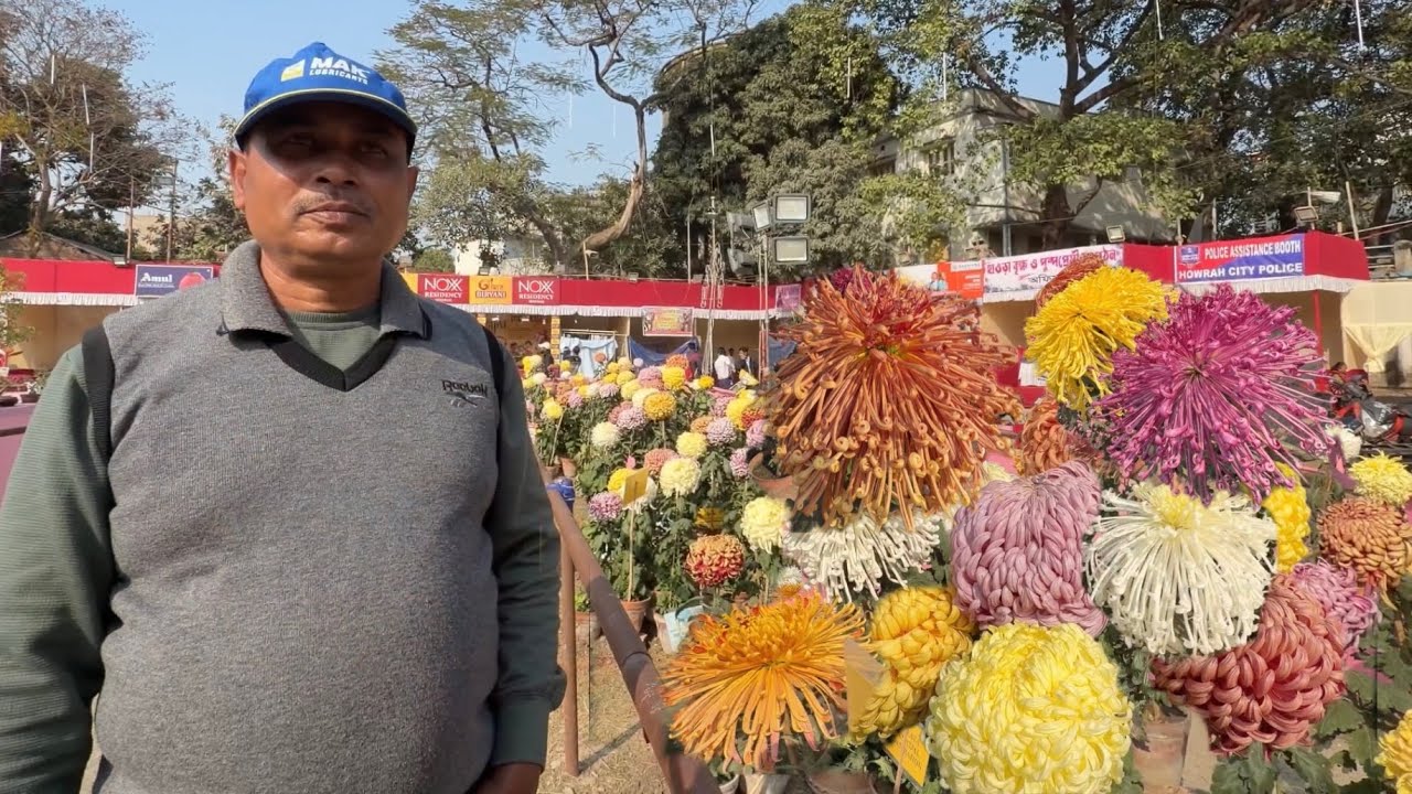 CHRYSANTHEMUM MASTERCLASS! Howrah Flower Exhibition 2026 with Expert Pradip Da| Best Flowers Forever