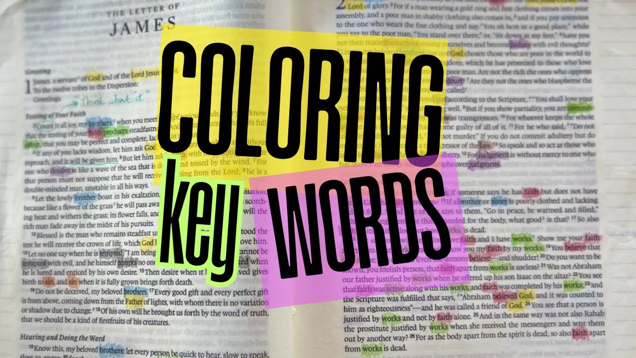 How to Find Key Words (Serious Bible Study, part 3)