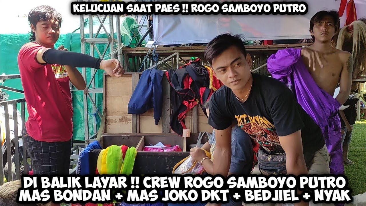 Di Balik Layar❗Mas Bondan + Mas Joko DKT Kelucuan Saat Paes ROGO SAMBOYO PUTRO Live Pesantren Kediri