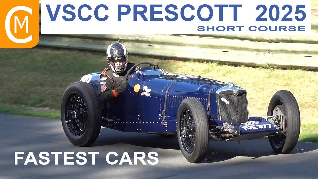 VSCC Prescott 2025  Short Course  Fastest Cars