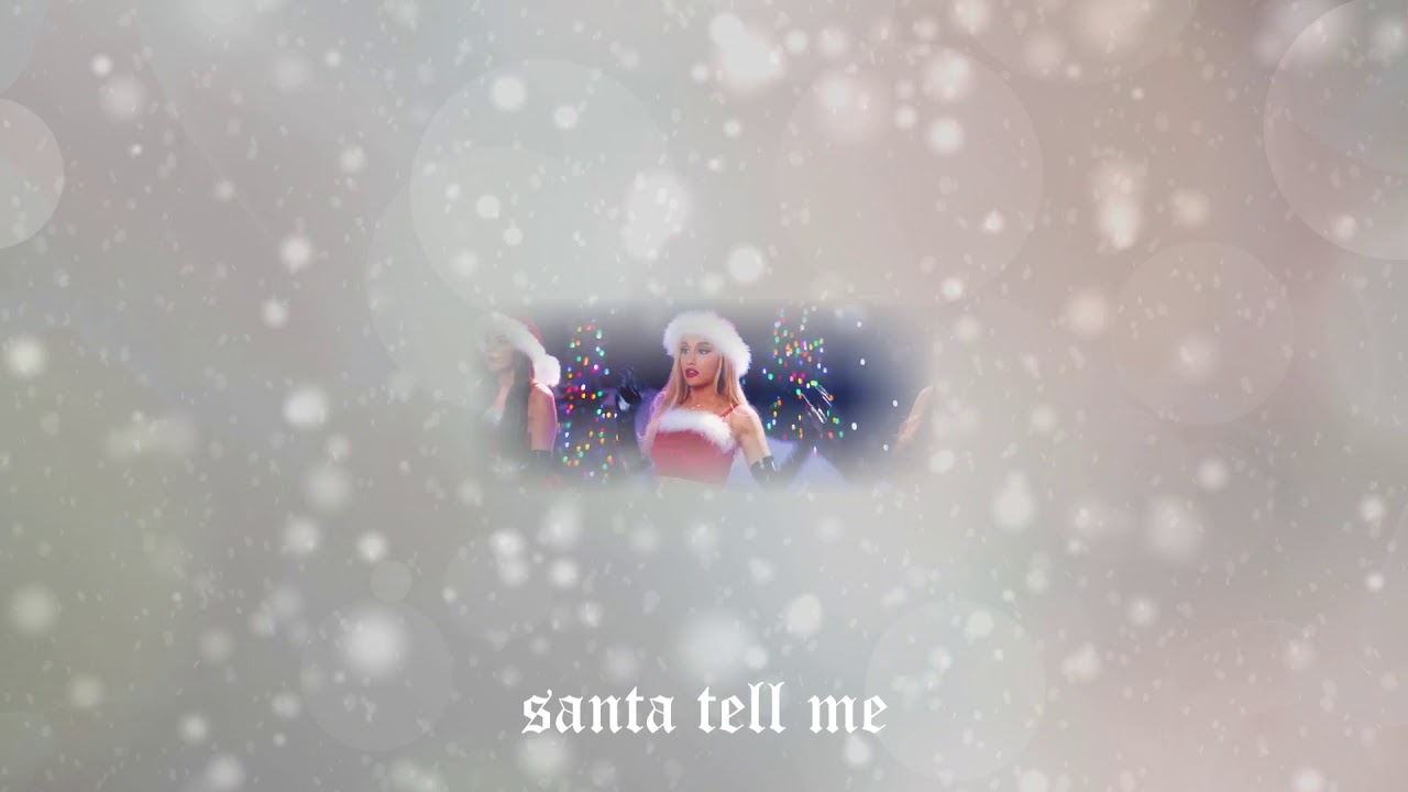 ariana grande - santa tell me (slowed + reverb)