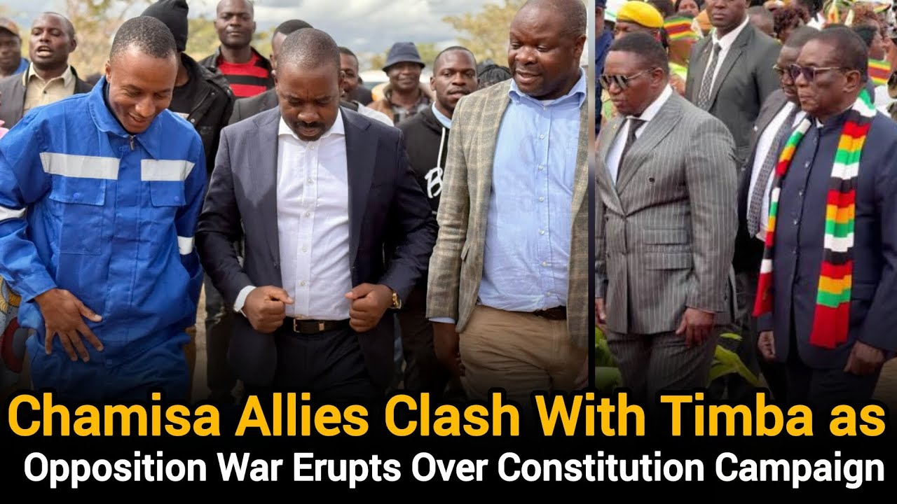 Breaking🔥Chamisa Allies Clash With Timba as Opposition War Erupts Over Constitution Campaign🇿🇼🤯