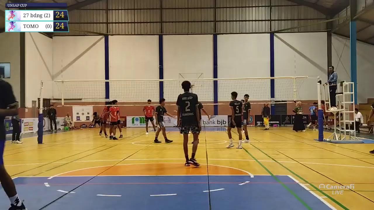 LIVE KEJUARAAN ANTAR SMK SMA SEJABAR , SMAN 27 BANDUNG B VS SMAN TOMO