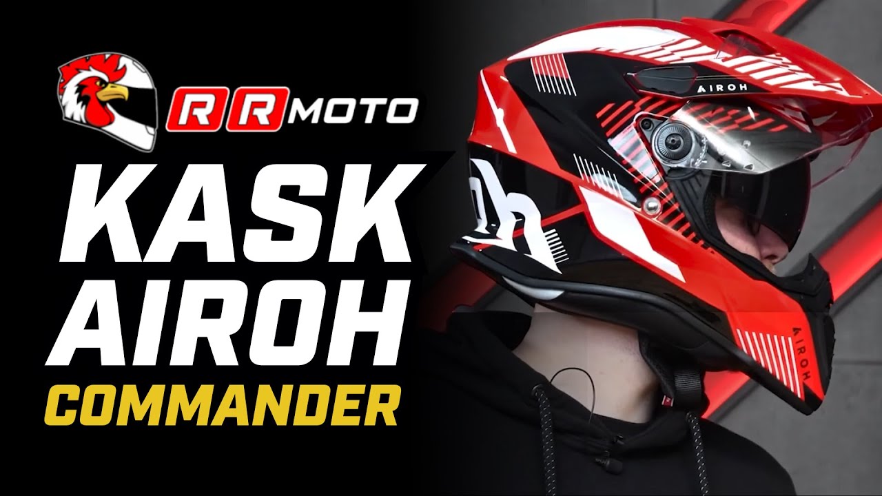 WSZECHSTRONNY KASK MOTOCYKLOWY AIROH COMMANDER