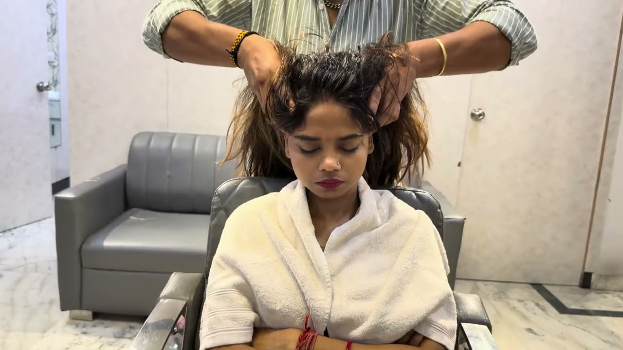 Full relaxation head massage by Amit therapist #relaxing #relxing #headmassage #dailymax #insomnia 