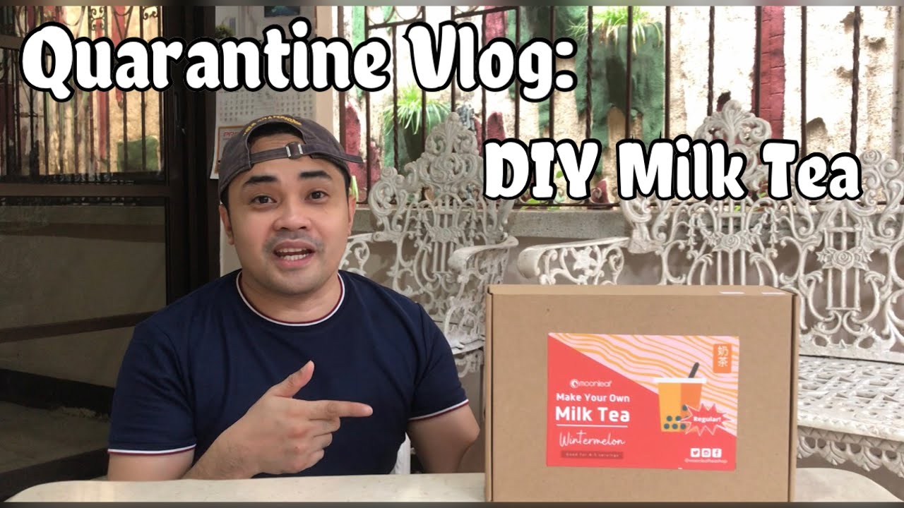 MAKE YOUR OWN MILK TEA (MOONLEAF DIY KIT) | QUARANTINE VLOG | Jaden Yael