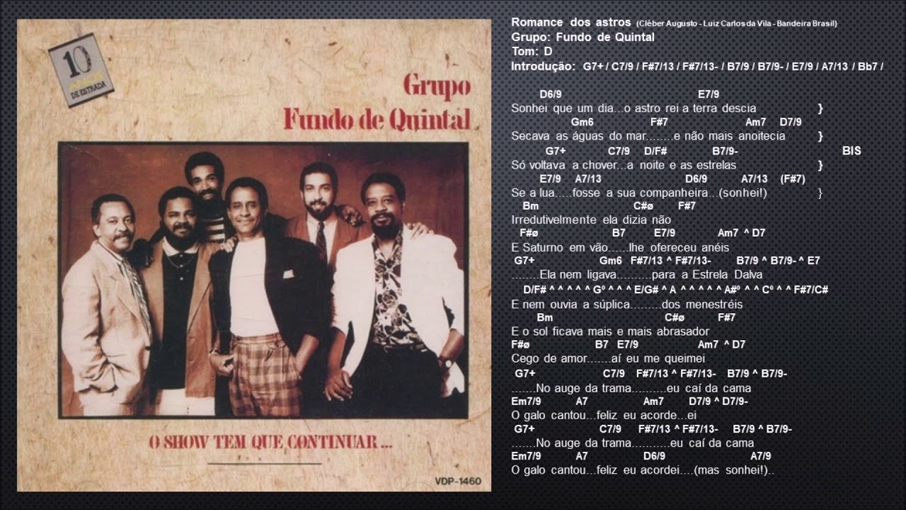 Fundo de Quintal - Romance dos astros (1988)