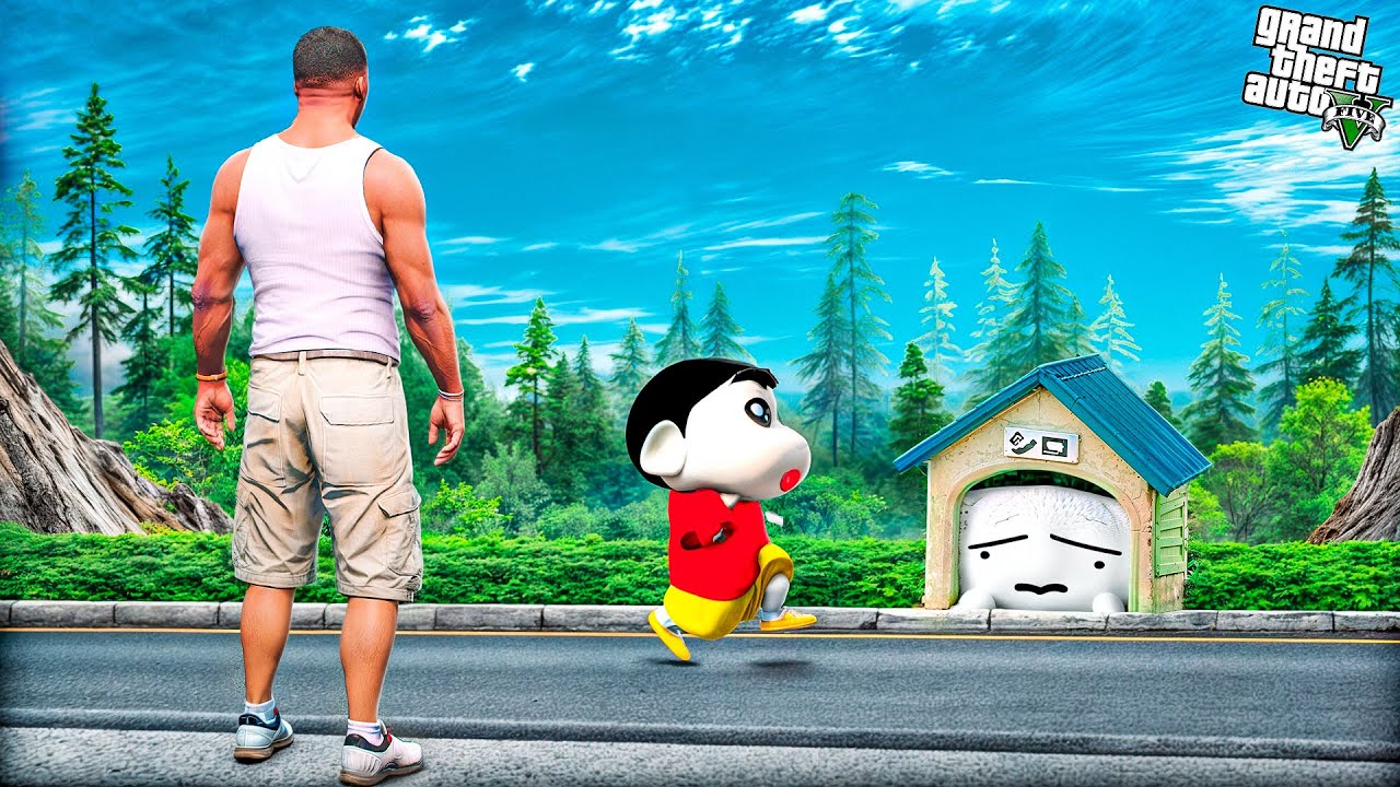 GTA 5: Franklin & Shinchan Found Shiro‘s Secret Hideout In Gta5