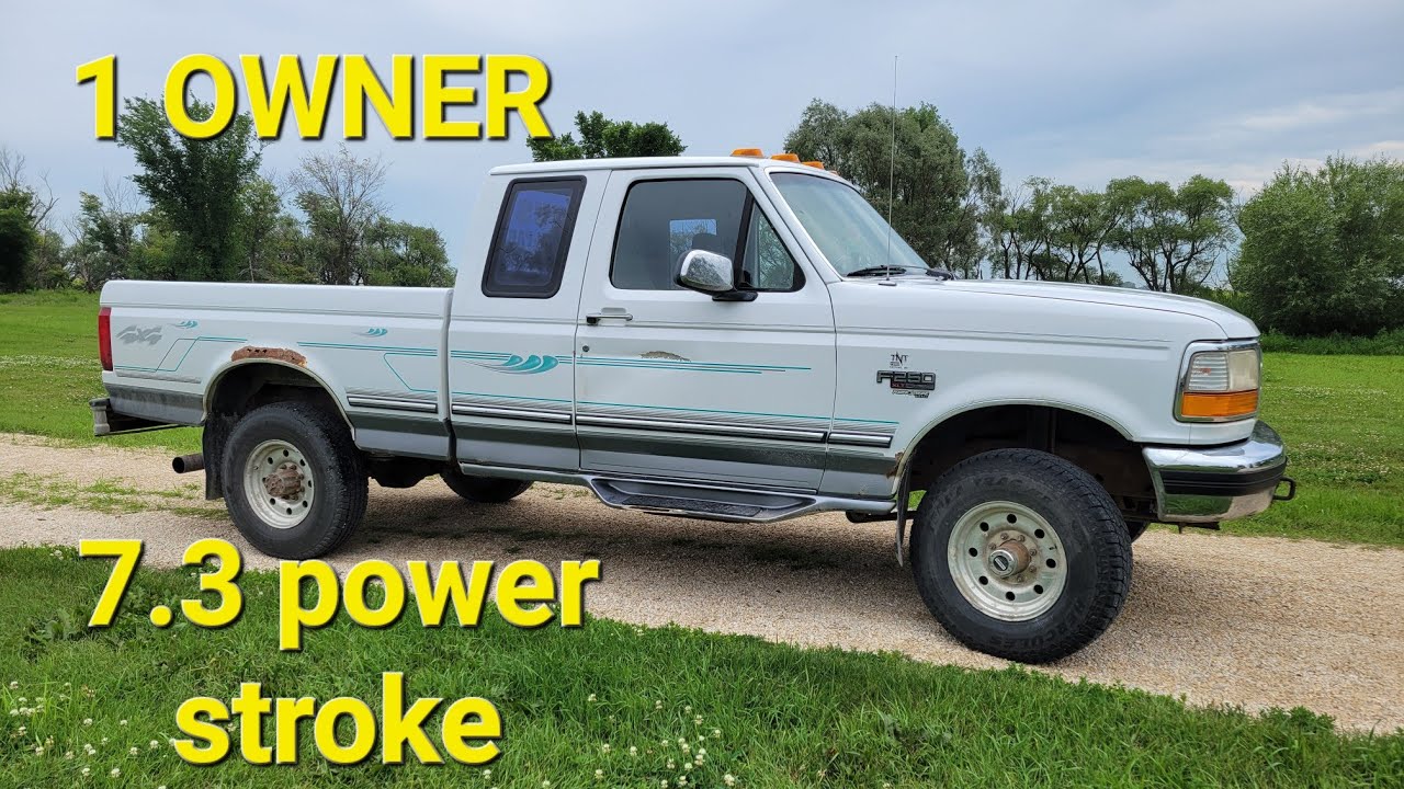 I can't believe I found this!! F250 7.3 powerstroke straight from a barn!!