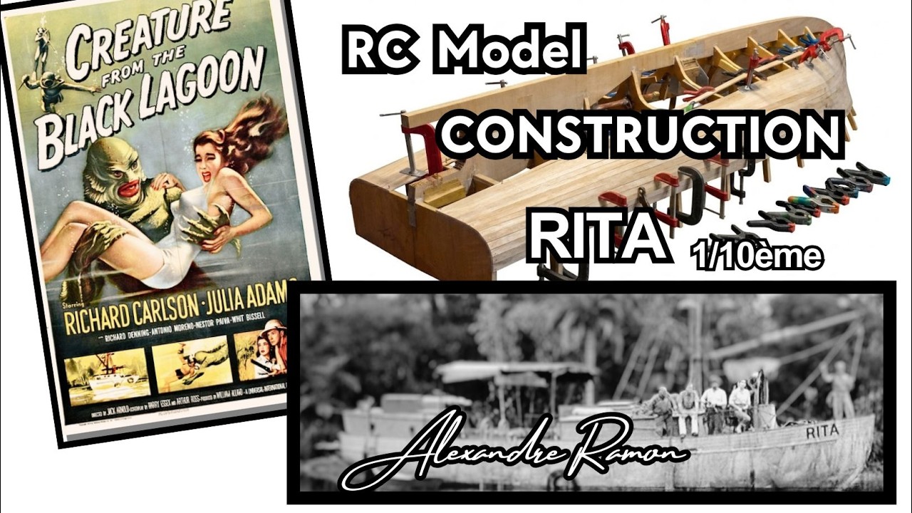Construction du bateau de cinéma le RITA 