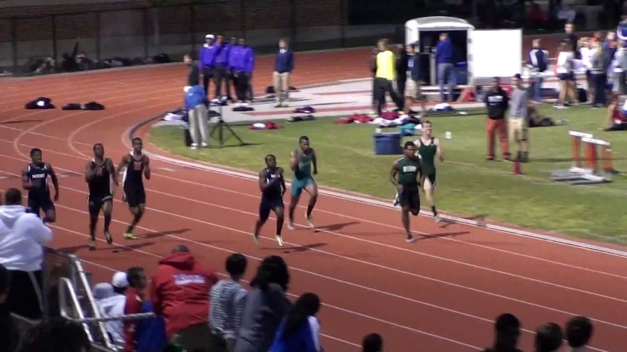 2013 MHS Track - Louisville Eastern Relays - Boys 100m Open - Donovan