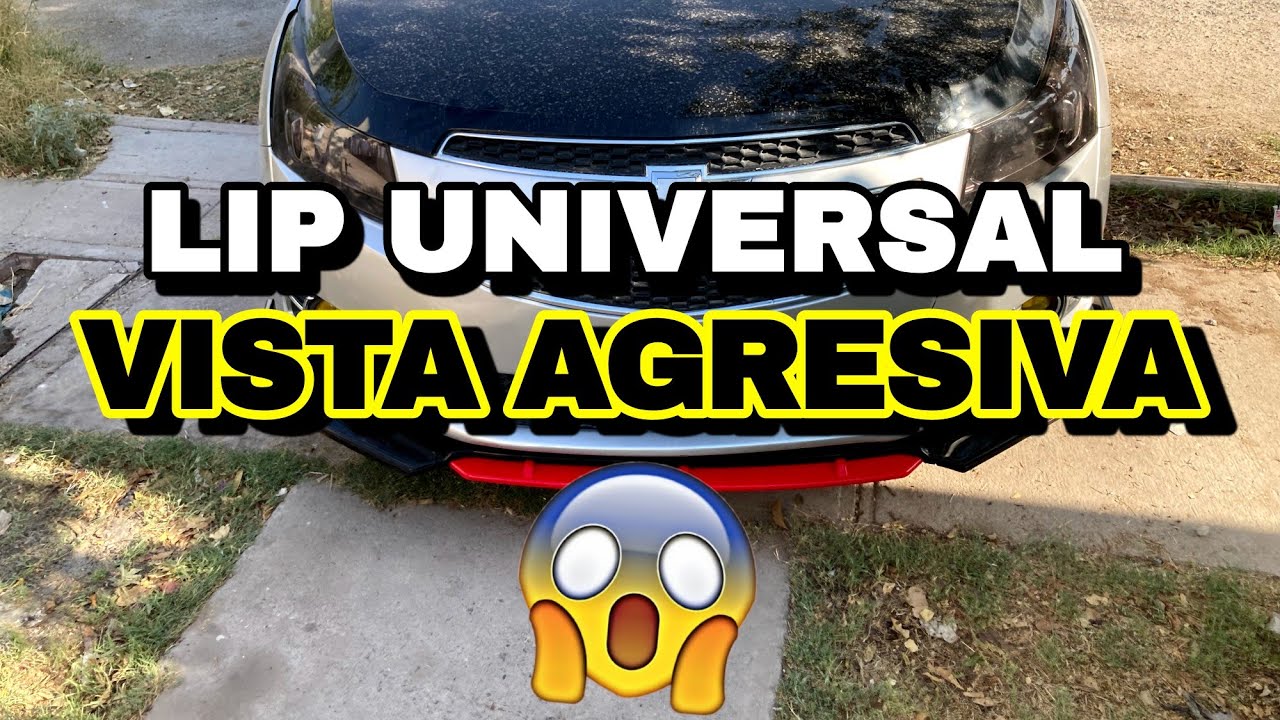 &iexcl;COMO INSTALAR UN LIP UNIVERSAL DE 3 PIEZAS! | Gustavo Ortiz #tuning #modification #autos #coches