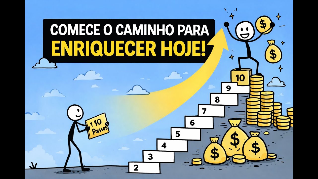 10 PASSOS simples para ENRIQUECER em QUALQUER IDADE