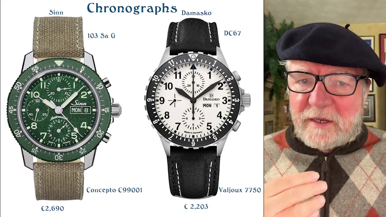 Сравнение неформальных часов Sinn & Damasko #279
