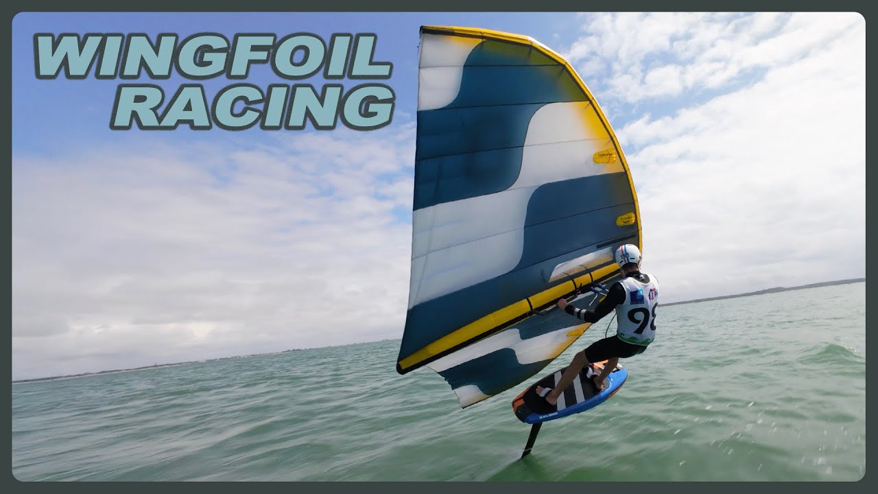 FPV x Wingfoil racing - French racers full speed at Oleron island