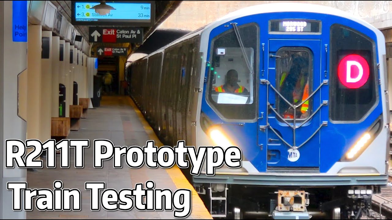 ⁴ᴷ⁶⁰ New R211T Open-Gangway Cars Propulsion Testing on the Brighton Line