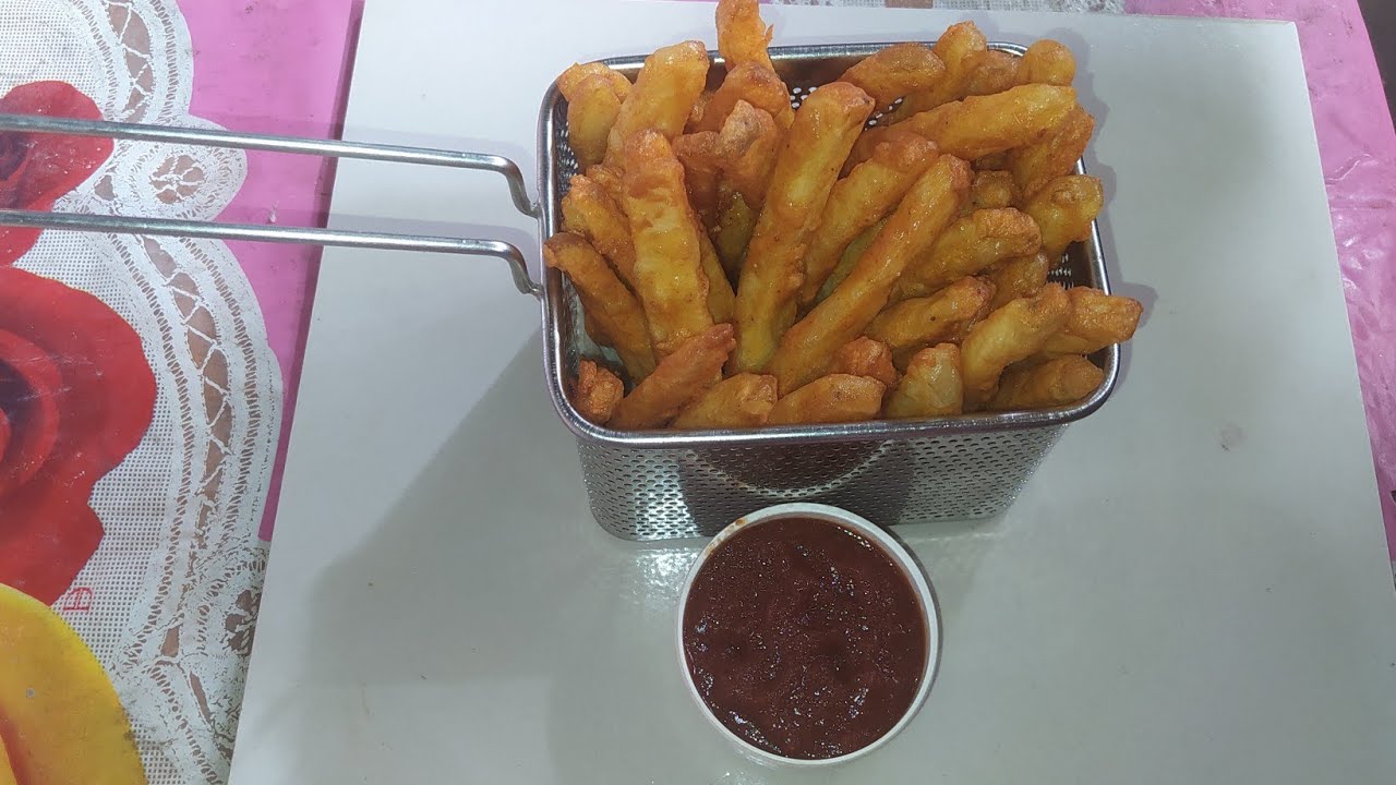 আলুর ফ্রেঞ্চ ফ্রাই রেসিপি homemade potato French fry recipe 🍟🍟🍟🍟🍟🍟