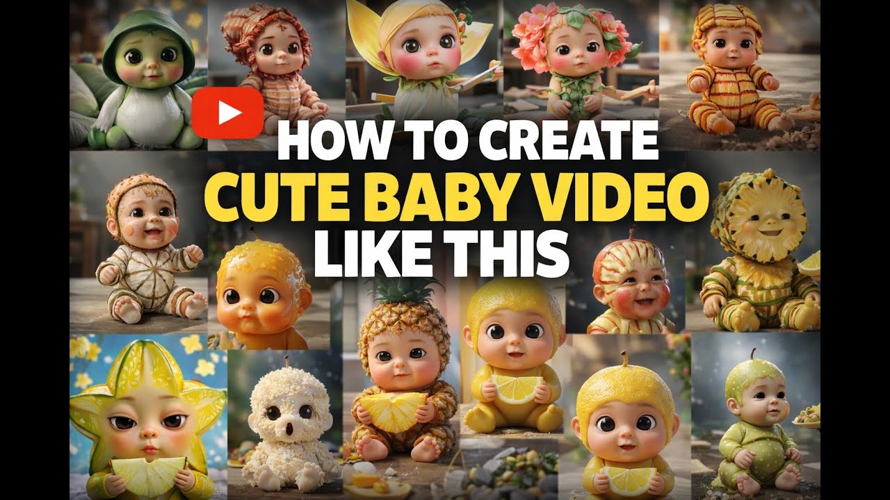 Tutorial how to create cute baby video