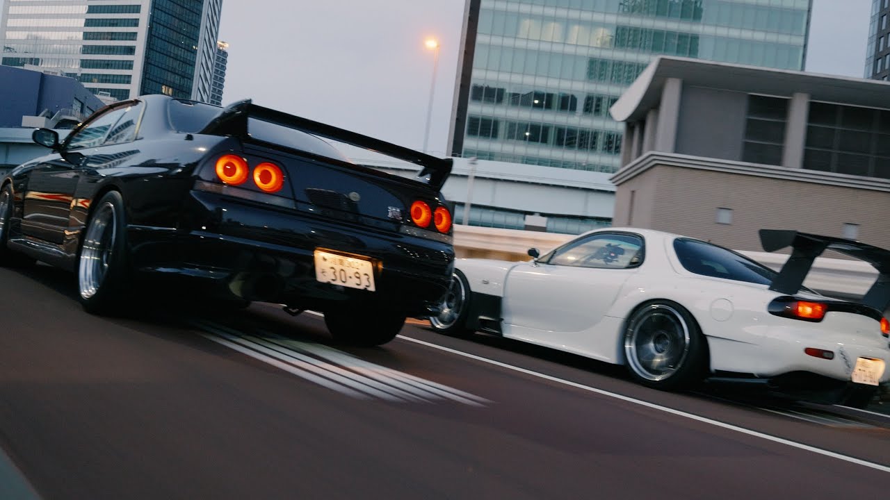 RX-7 FD3S × R33 GT-R – Two Legends, One Road [4K]