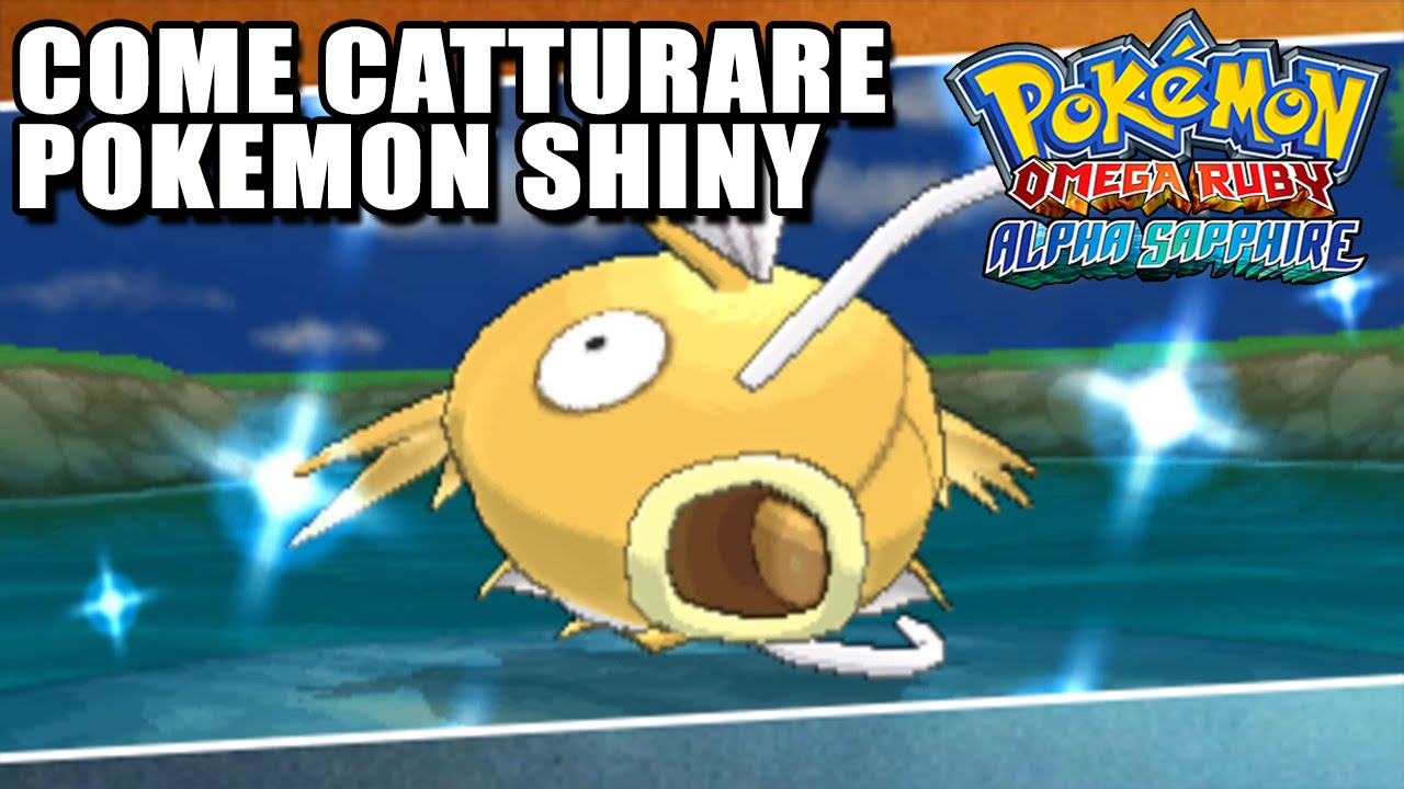 Come catturare Pokemon Shiny pescando in Rubino Omega e Zaffiro Alpha !