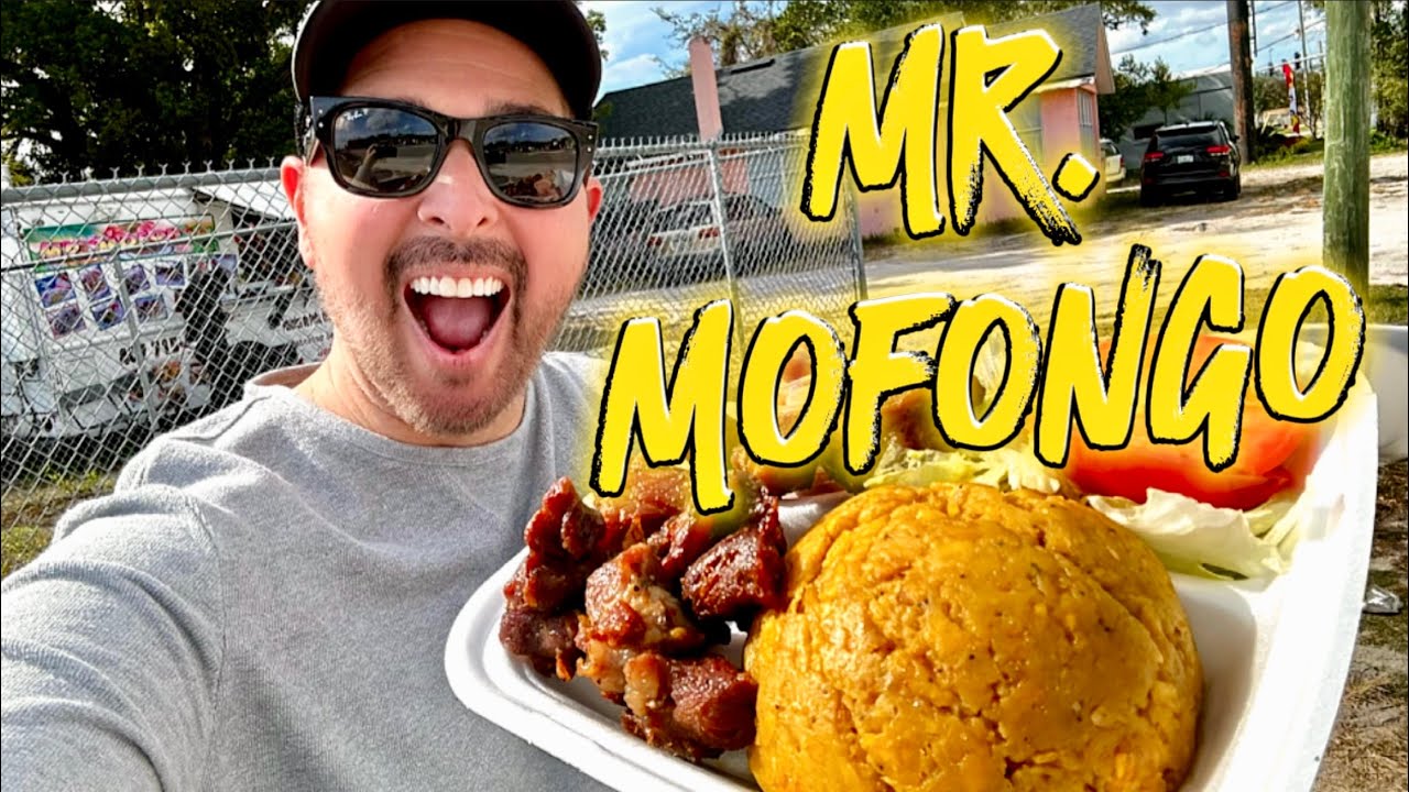 Este Food Truck vende un Mofongo con Carne Frita riquísimo y hacen Pasteles como en Puerto Rico