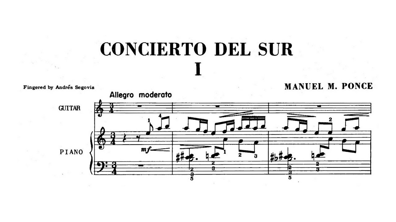 Manuel Ponce – Concierto del Sur