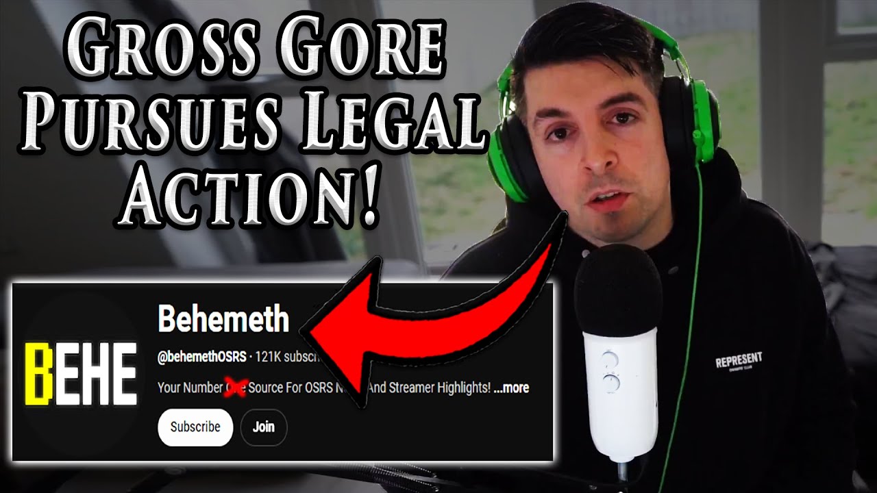 Gross Gore is SUING a Major OSRS YouTube Channel!