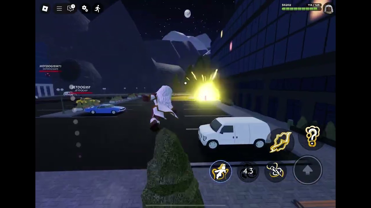 Olympus storm gameplay on Marvel Omega Roblox