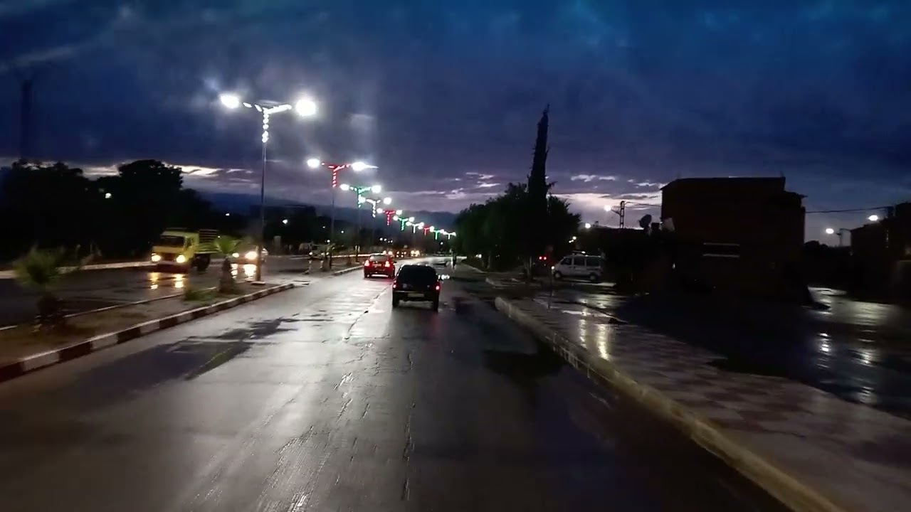 مدينة بوقطب مع المساء Bougtab city in the evening