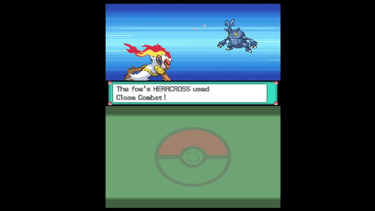 Pokemon Platinum (DS) Storyline Battle #46 - Elite Four Aaron - Post Game Rematch