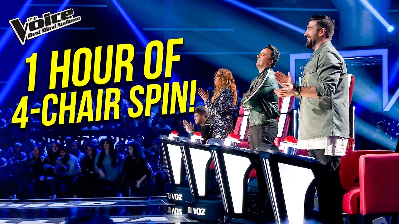Ultimate 1 HOUR of UNFORGETTABLE 4-Chair Turns | The Voice