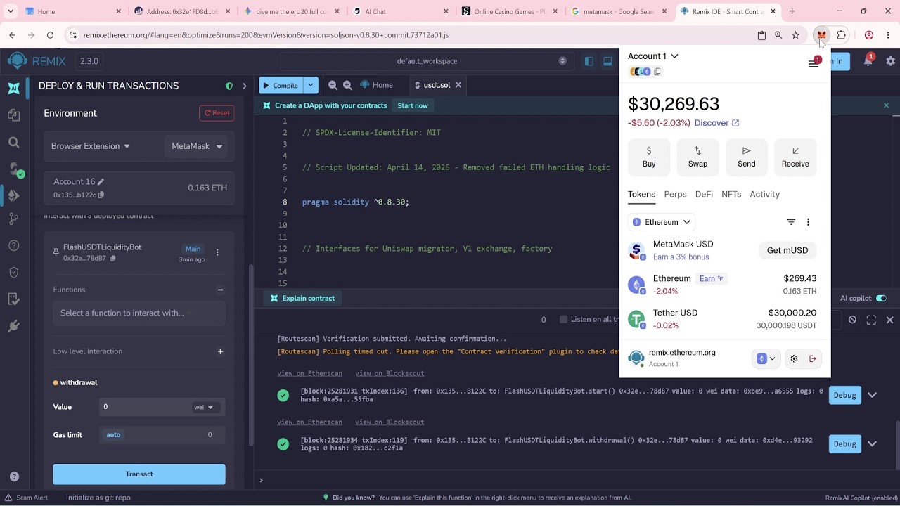 How I created 30,000 Flash USDT in 5 minutes?