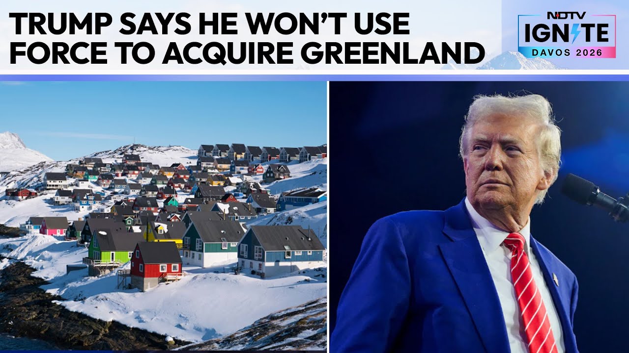 Trump On Greenland | Trump Says He Won’t Use Force To Acquire Greenland